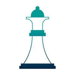 queen chess piece isolated icon