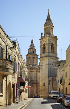 Church of Assumption of Virgin Mary in Gudja. Malta