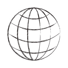 sphere planet isolated icon vector illustration design