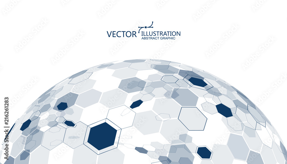 Poster molecular structure formed the three-dimensional earth, the implication of the sense of science and 