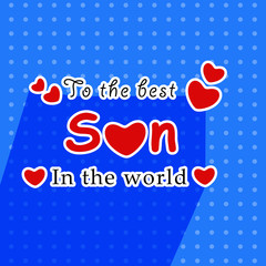 Illustration of background for Son's Daughter's Day