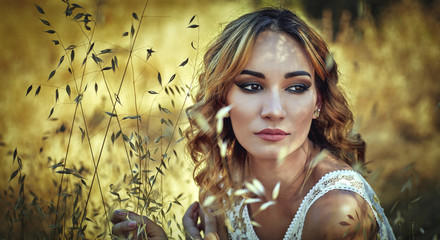 Modelo en exterior