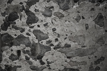 the texture of concrete and stone