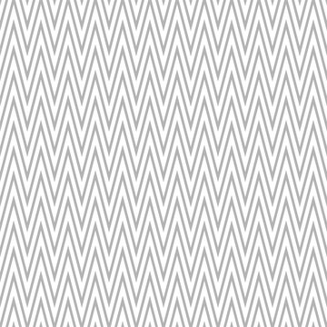 Stylish seamless zigzag pattern - trendy design. Geometric striped background. White and gray chevron texture