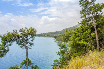 Mugla, Turkey, 15 May 2012: Gokova Bay, Akyaka