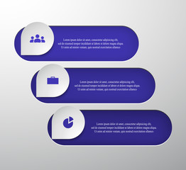 Vector business template for presentation.