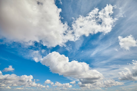 Picture of a beautiful cloudscape on a sunny day.