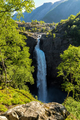 Manafossen waterfall, Norway