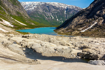 Nigardsbreen glacier lake