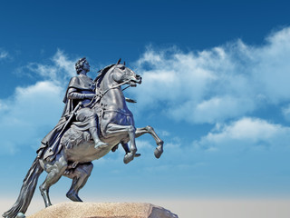 Fototapeta premium Monument of Peter the First.