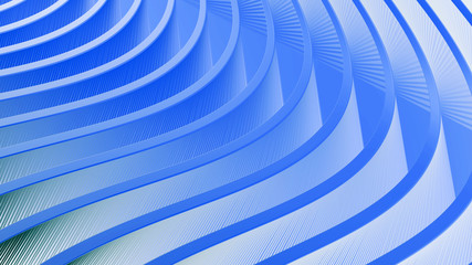 Abstract blue background with flowing wavy