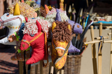 Obraz premium Caballitos de Madera