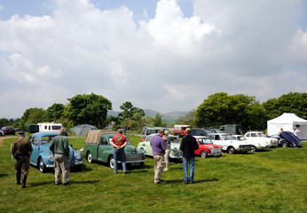 Classic Car Show In North Wales.