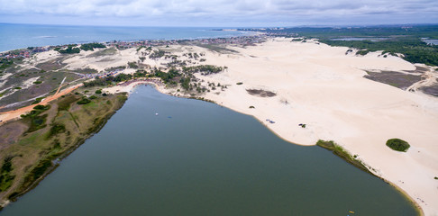 Fototapeta na wymiar Lagoa de Pitangui, Natal, Rio Grande do Norte, Brazil