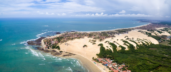 Fototapeta na wymiar Dunes of Genipabu, Natal, Rio Grande do Norte, Brazil