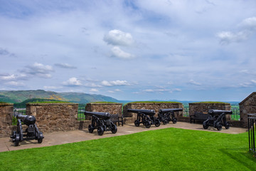 Die Kanonen von Schloss Stirling/Schottland
