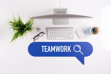 TEAMWORK Search Find Web Online Technology Internet Website Concept