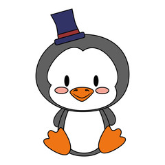 cute and adorable penguin character