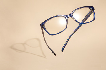 Flying Blue Glasses - 216287882