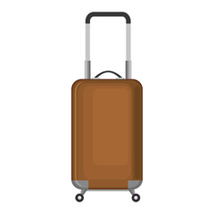 suitcase travel isolated icon
