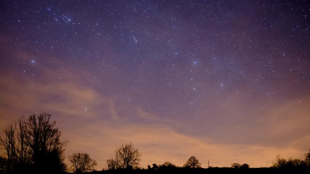 Timelapse nuit avec &eacute;toiles UHD Prores