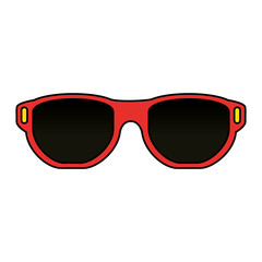 sunglasses summer isolated icon vector illustration design