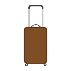 suitcase travel isolated icon vector illustration design