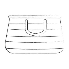 summer vacations bag icon vector illustration design