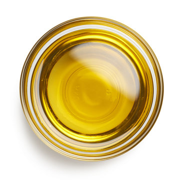 Bowl of extra virgin olive oil