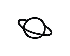 planet hand drawn icon , designed for web and app