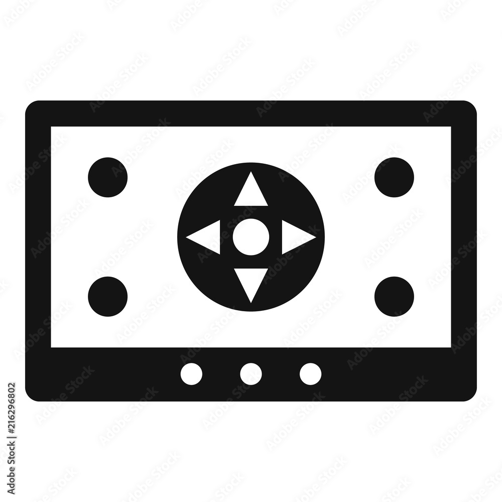 Aufkleber tablet drone control icon. simple illustration of tablet drone control vector icon for web design is