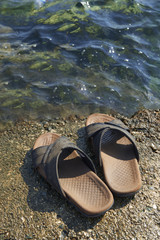 Fototapeta premium Beach Shoes