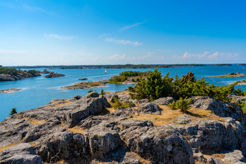 Fototapeta na wymiar View of St. Anna archipelago