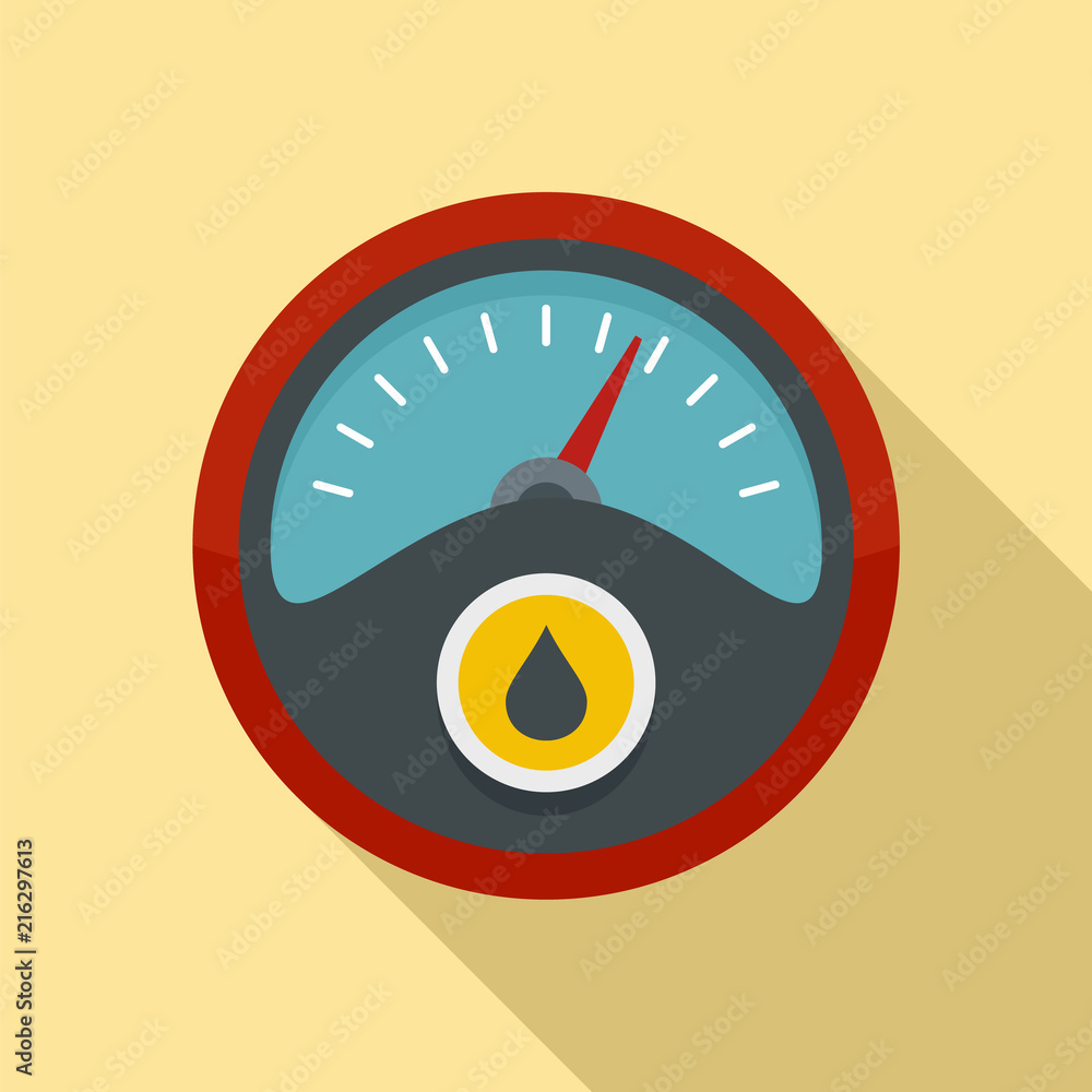 Poster petrol dashboard icon. flat illustration of petrol dashboard vector icon for web design