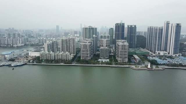 Hong Kong to Shenzhen - new mega city of Shenzhen.
