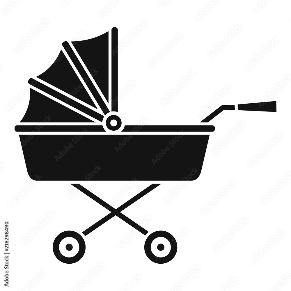 Poster buggy icon. simple illustration of buggy vector icon for web design isolated on white background