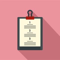 Song hip hop icon. Flat illustration of song hip hop vector icon for web design