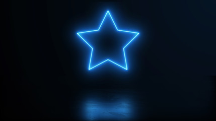 3D Glowing Star