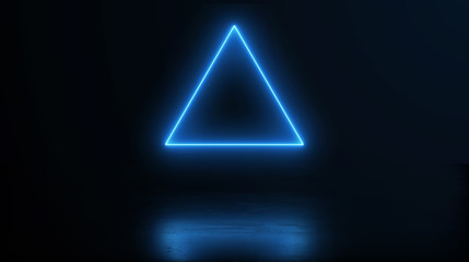 3D Glowing Triangle