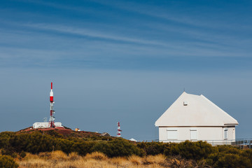 Teide Observatory infrastructure in Tenerife, Canary Islands, Spain