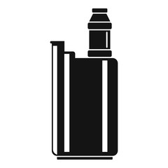 Vape box icon. Simple illustration of vape box vector icon for web design isolated on white background