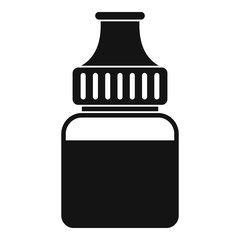 Fruit vape liquid icon. Simple illustration of fruit vape liquid vector icon for web design isolated on white background