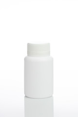 white bottle isolated for package