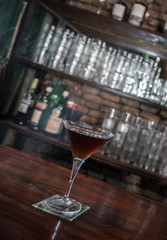 Cocktail Cup Bar Beverage in a classic wood background beverage celebration glass winelover restaurant elegance party cocktail reflection special magic new vodka martini scotland whiskey