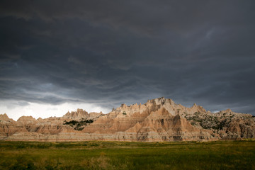 Obraz premium View from Badlands National Park in South Dakota