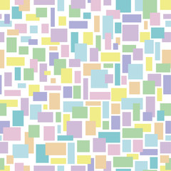 Seamless geometric pattern. Abstract background with geometric shapes. Pattern for fabric, gift wrapping, paper design, wallpaper, textile, tile, carpet. Vector illustration with squares and lines.