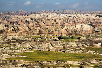 View from Badlands National Park in South Dakota