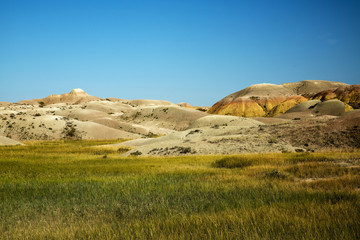 View from Badlands National Park in South Dakota
