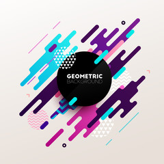 Abstract geometric background. Vector illustration. 