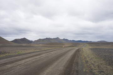 Landschaft im Möðrudalsöræfi - Gebiet / Hochland im Nord-Osten Islands